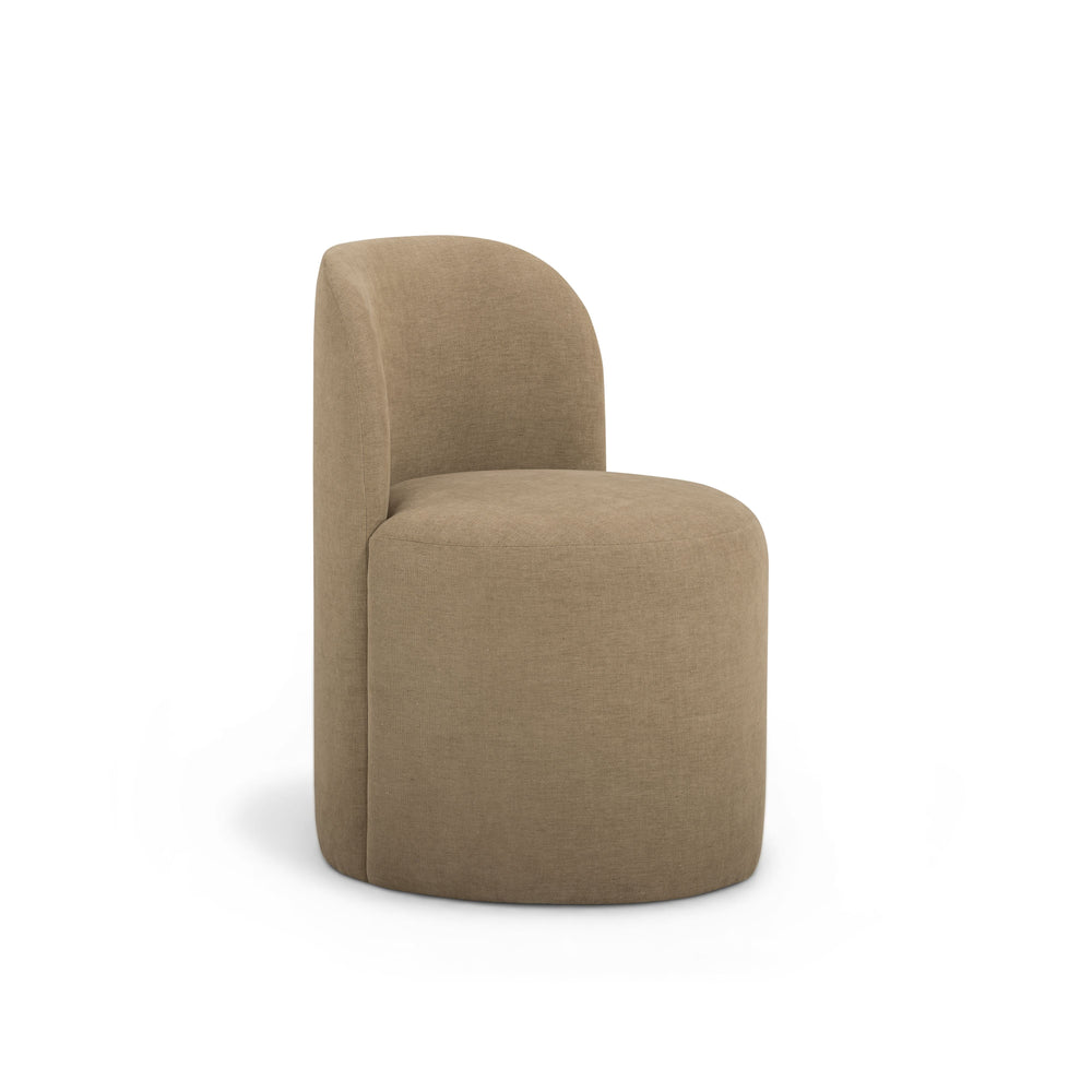 Persa Round Back Performance Chenille Dining Chair