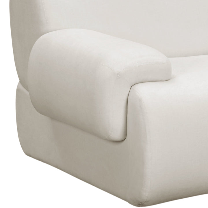 Zenith 80" Modular Loveseat - Cream
