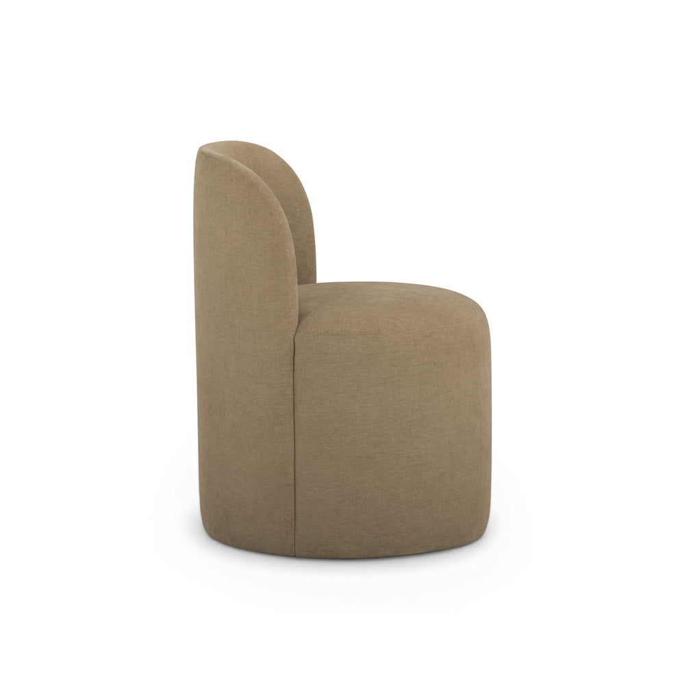 Persa Round Back Performance Chenille Dining Chair