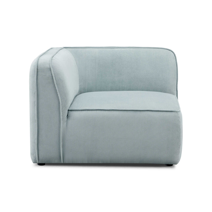 Travie Performance Corduroy Velvet Corner Chair