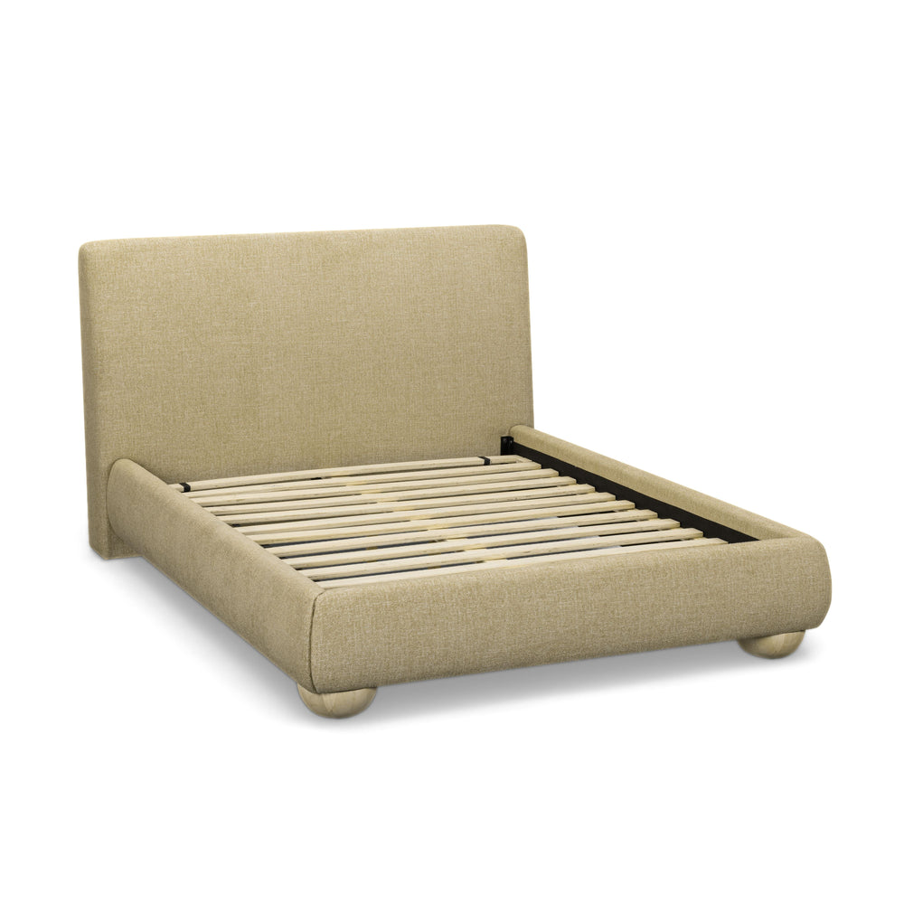 Rayne Honey Textured Fabric Bed - Queen