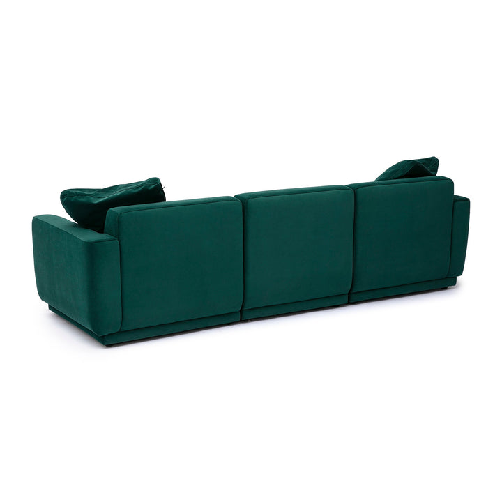 Perry Modular Sofa (96"-124") - Deep Green / 96"