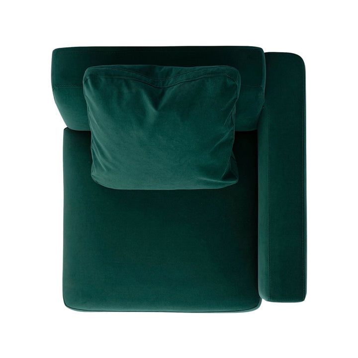 Perry Modular Corner Chair - Deep Green / RAF