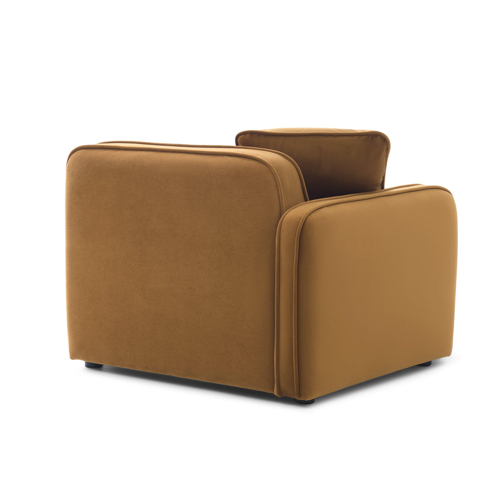 Travie Modular Corner Armchair - Honey / LAF