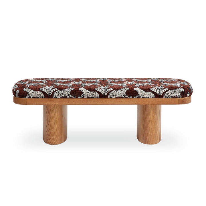 Ollie Upholstered Bench (48"-57") - Brown / 48"