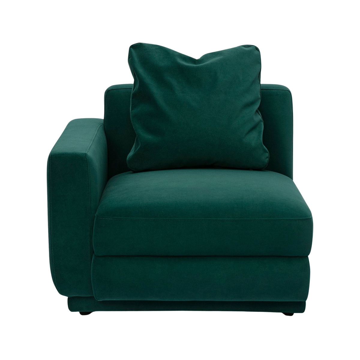 Perry Modular Corner Chair - Deep Green / LAF
