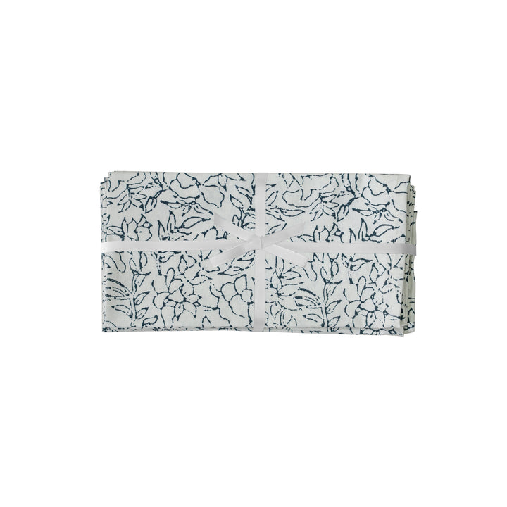 Crissy Cotton Canvas Printed Napkins - Set of 4