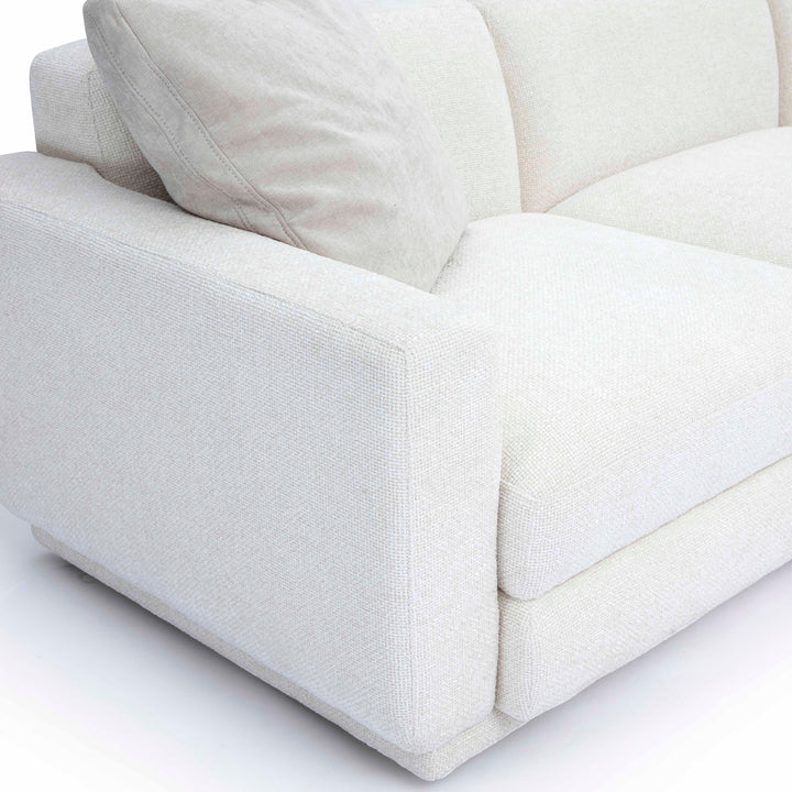 Perry 8-Piece Cream Performance Chenille Modular Large U-Sectional