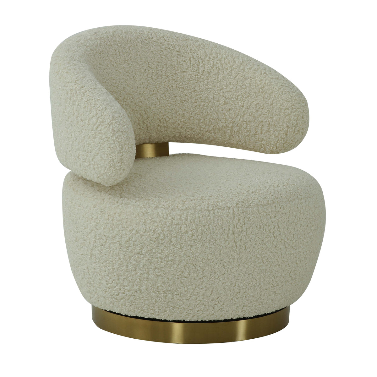 Austin Swivel Accent Chair - Beige