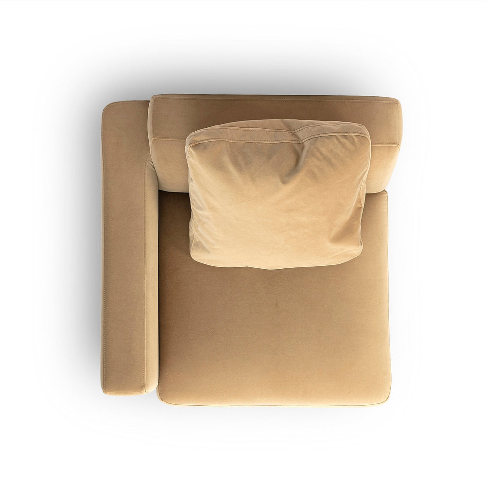Perry Modular Corner Chair - Tan / LAF
