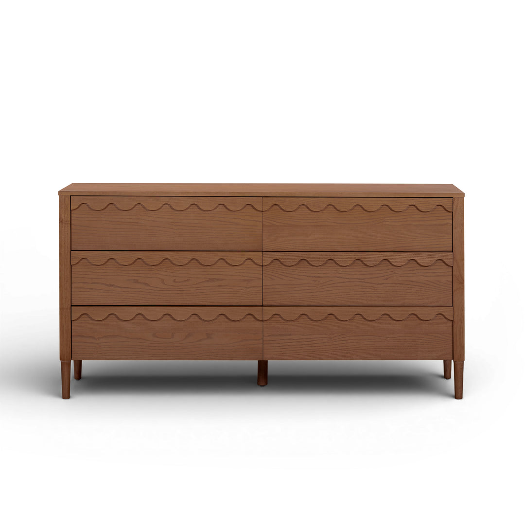 Oodle 62" Walnut 6-Drawer Dresser