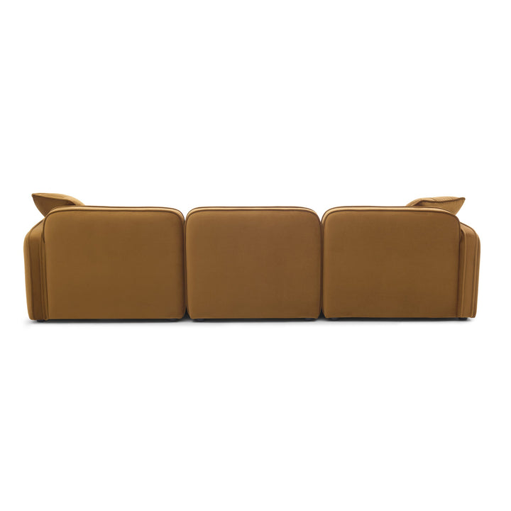 Travie 112" Modular Sofa - Honey