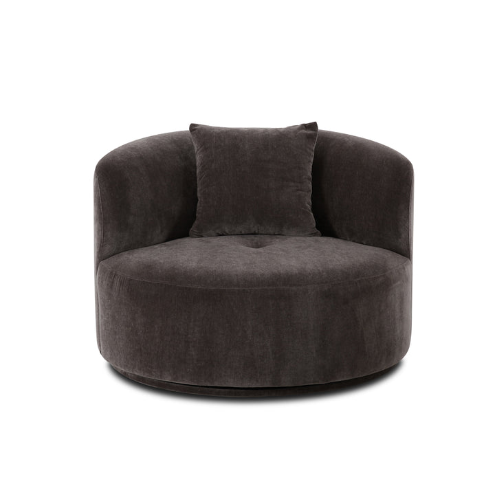 Fickle Swivel Accent Chair - Storm Grey