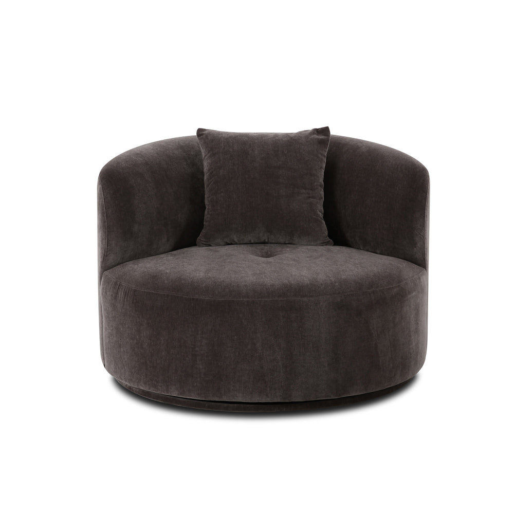 Fickle Swivel Accent Chair - Storm Grey