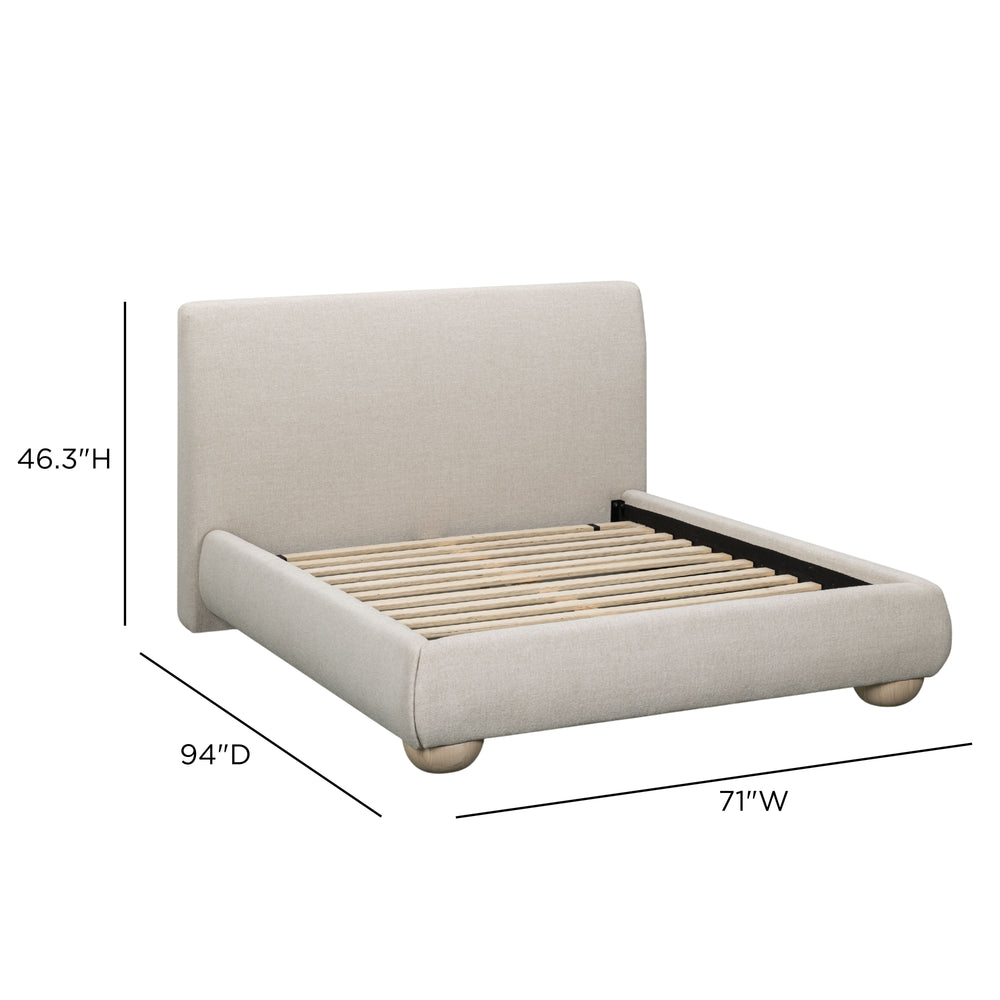 Rayne Textured Fabric Bed