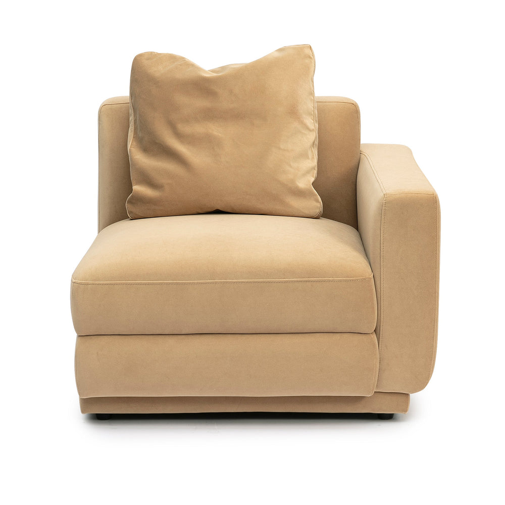 Perry Modular Corner Chair - Tan / RAF