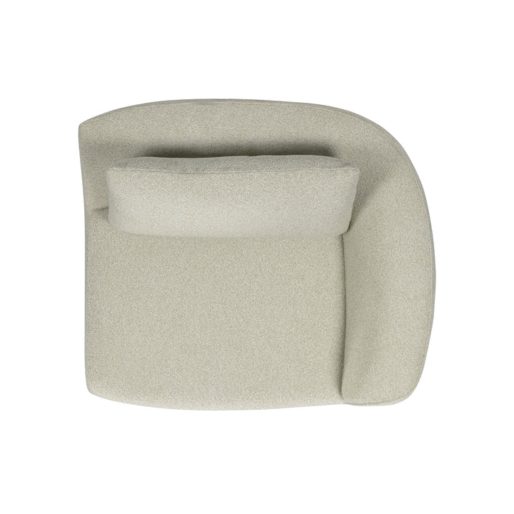 Noor XL 47" Modular Corner Chair - Wheat / LAF