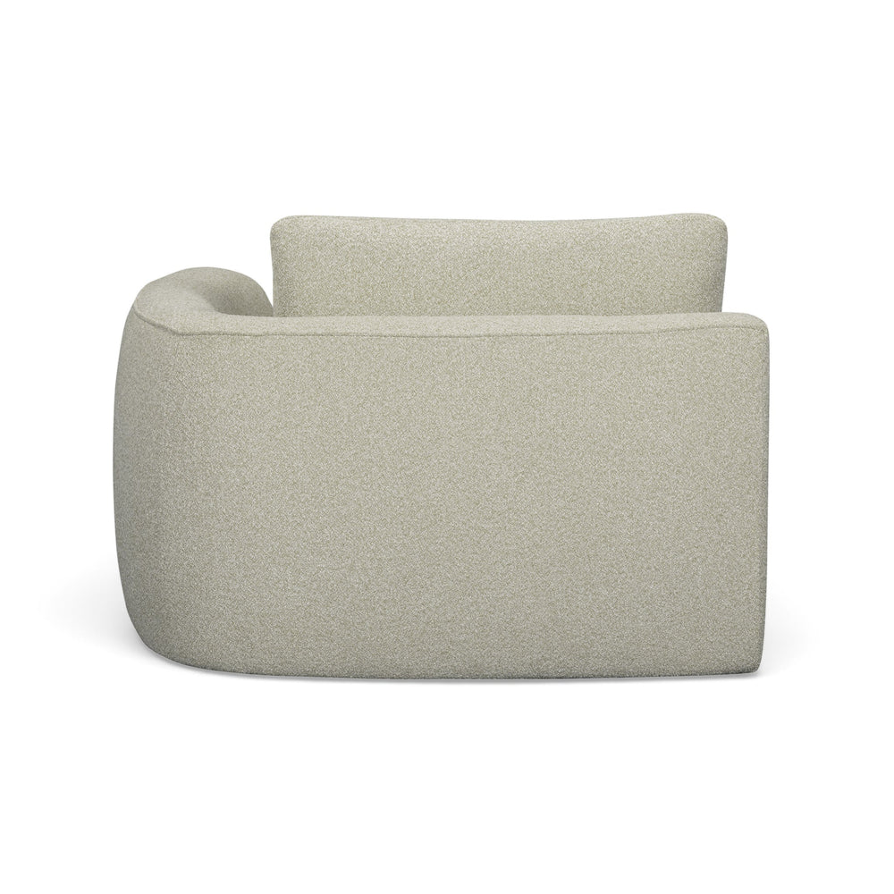 Noor XL 47" Modular Corner Chair - Wheat / RAF