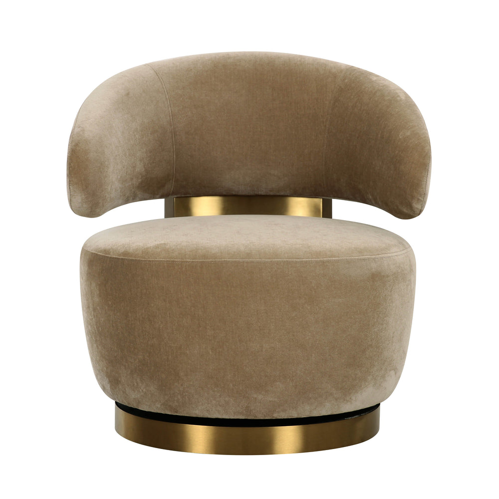Austin Swivel Accent Chair - Oat