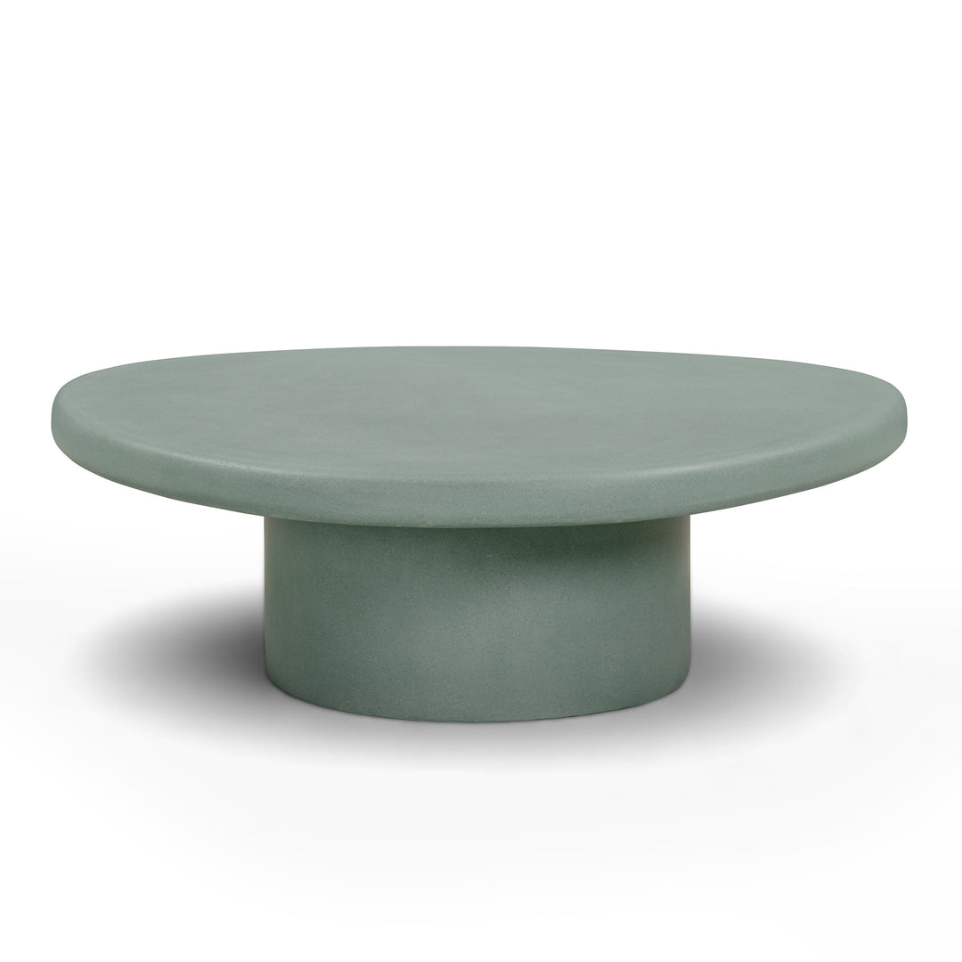 Jade Green Concrete Indoor/Outdoor Nesting Coffee Table Set