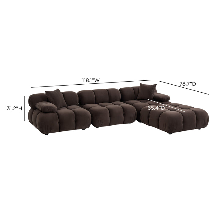 Calliope 4-Piece Performance Modular Sectional