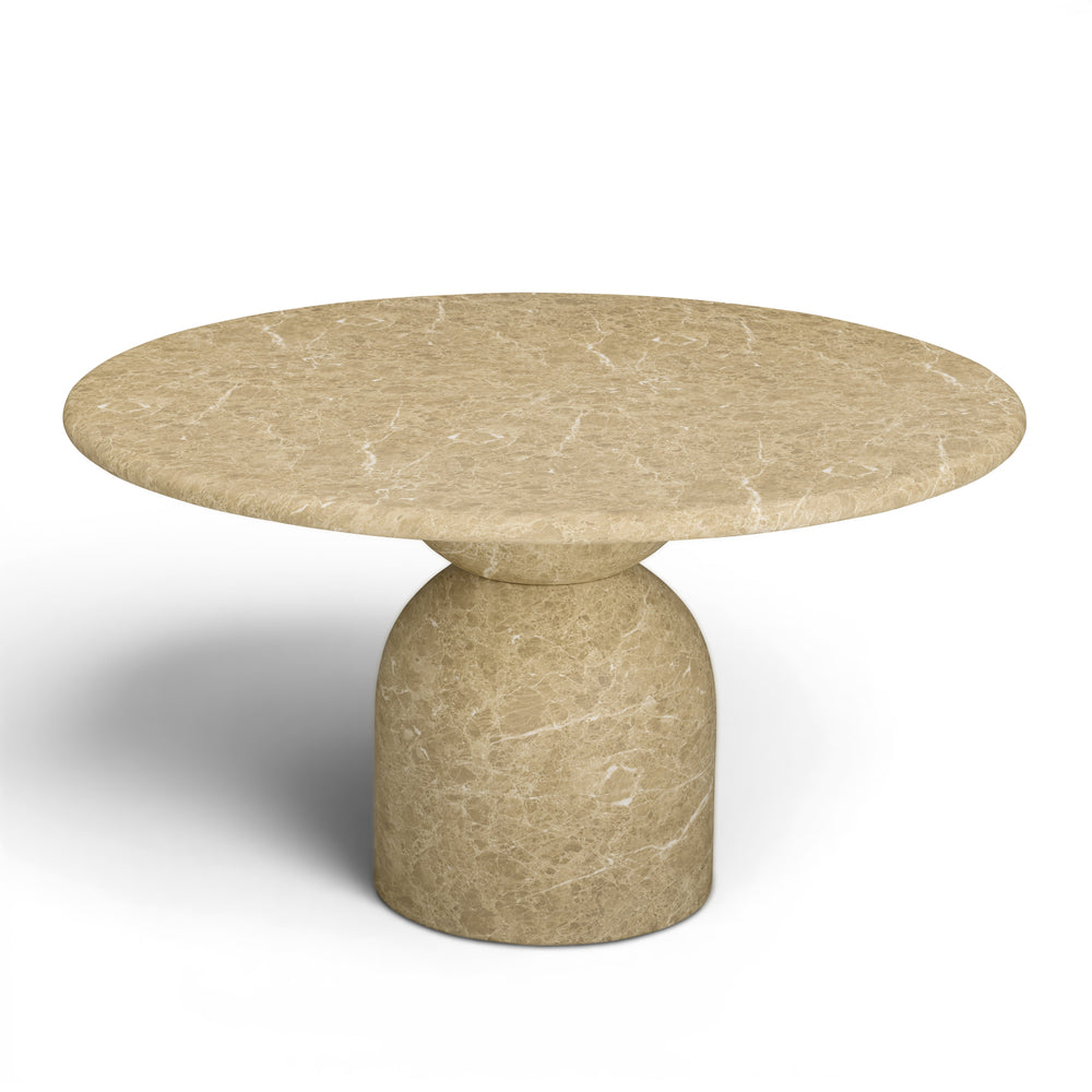 Cynthia 54" Concrete Indoor/Outdoor Dining Table
