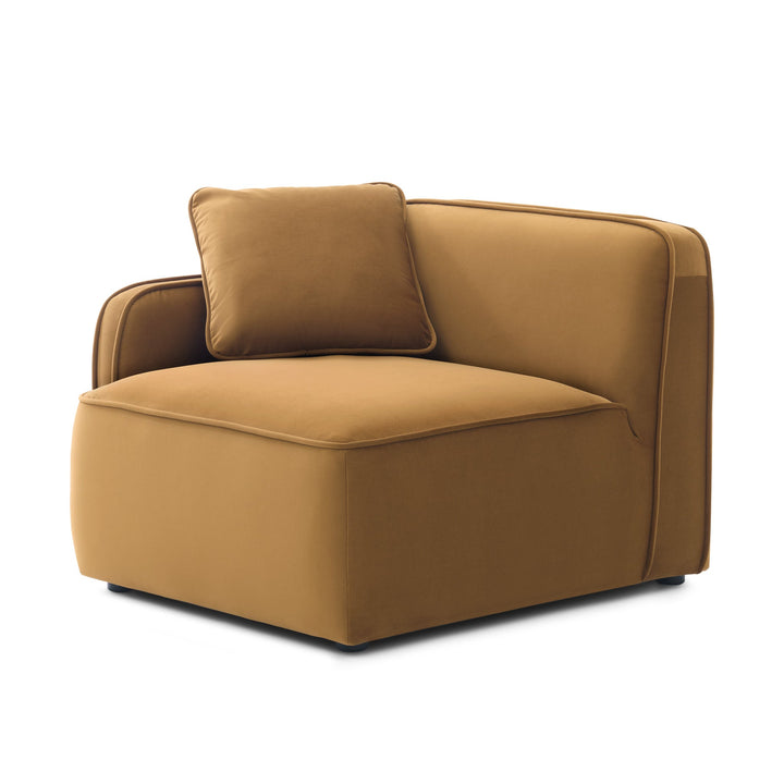 Travie Modular Corner Armchair - Honey / LAF