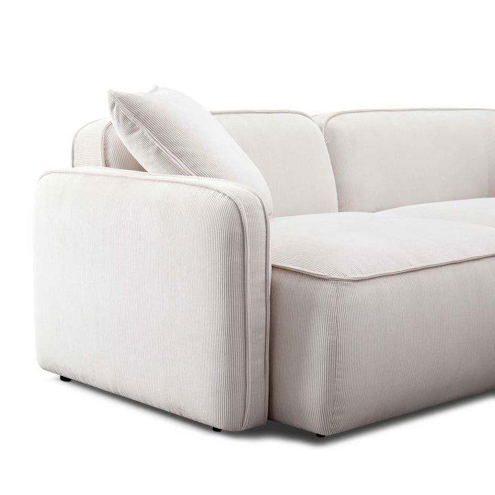 Travie 112" Modular Sofa - White Sand