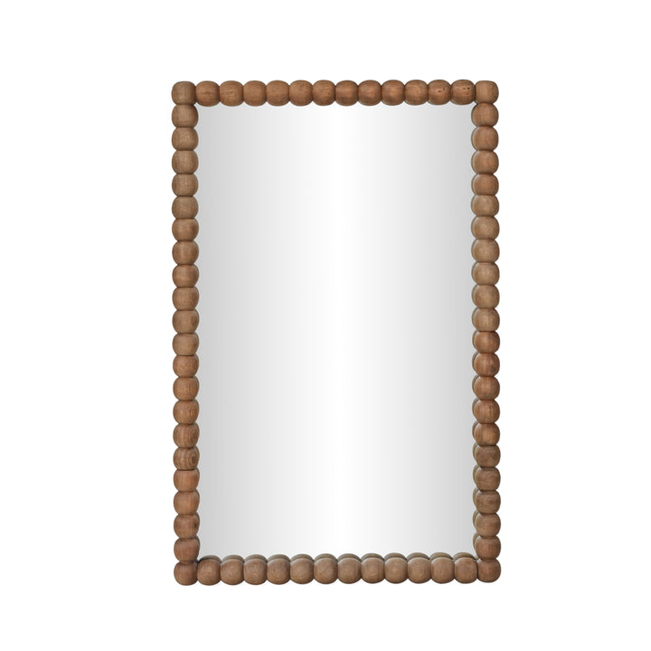 Cheyanne 29"X44" Carved Solid Wood Rectangular Wall Mirror