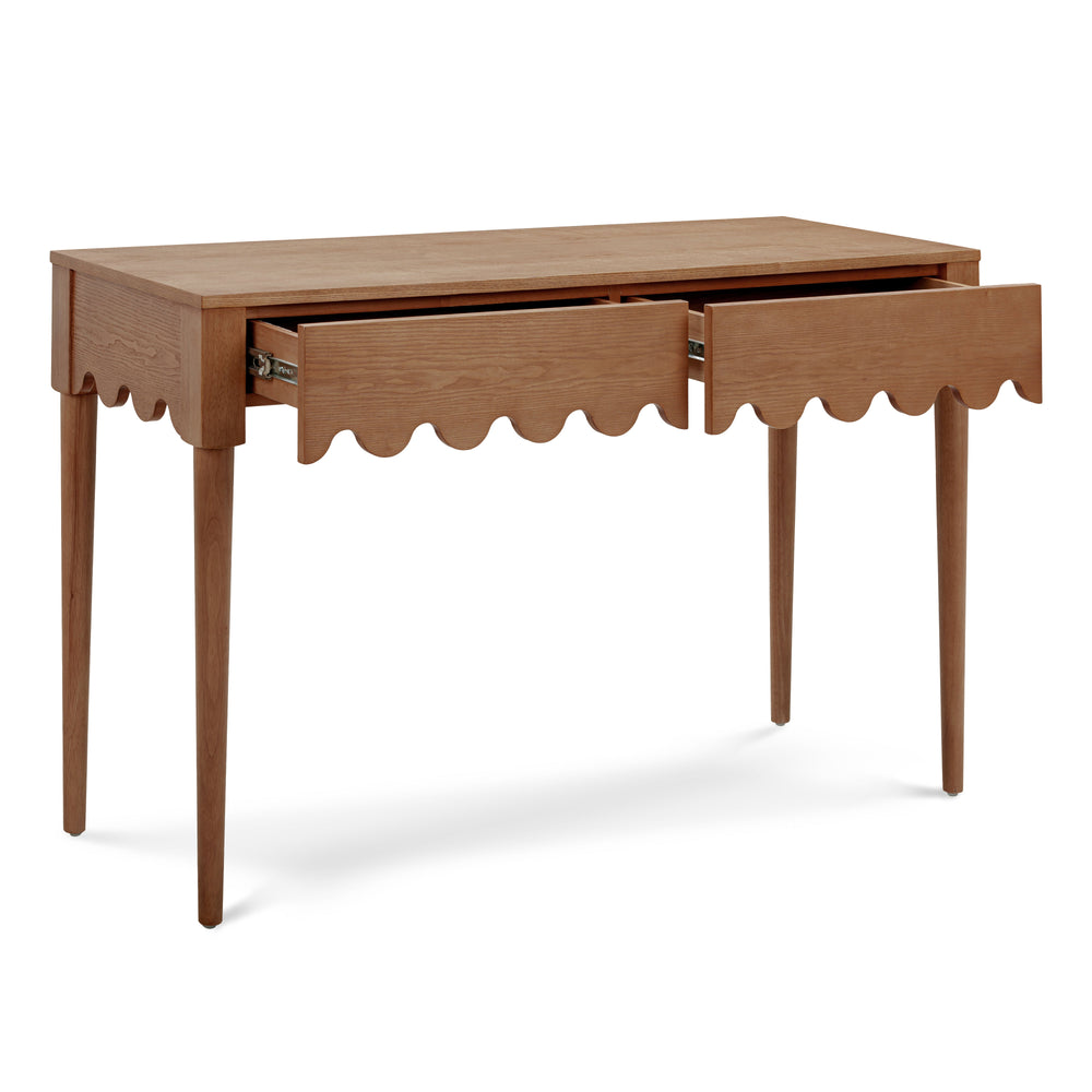 Oodle 48" Walnut 2-Drawer Desk