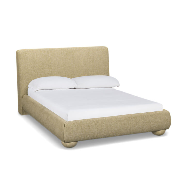 Rayne Honey Textured Fabric Bed - Queen