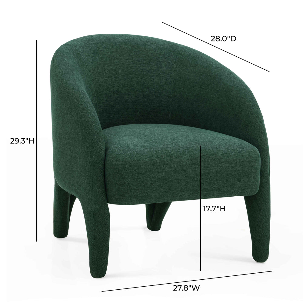 Kris Accent Chair - Forest Green