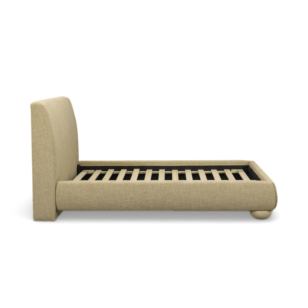 Rayne Honey Textured Fabric Bed - Queen