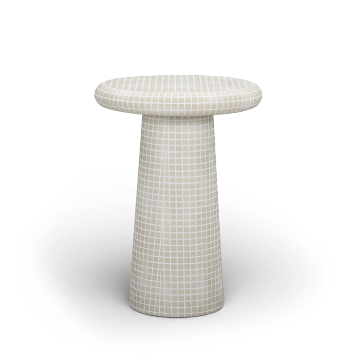 Monica Tiled Pattern Indoor/Outdoor Side Table