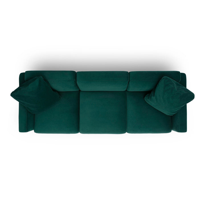 Perry Modular Sofa (96"-124") - Deep Green / 96"