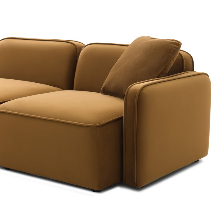 Travie 3-Piece Modular L-Sectional - Honey
