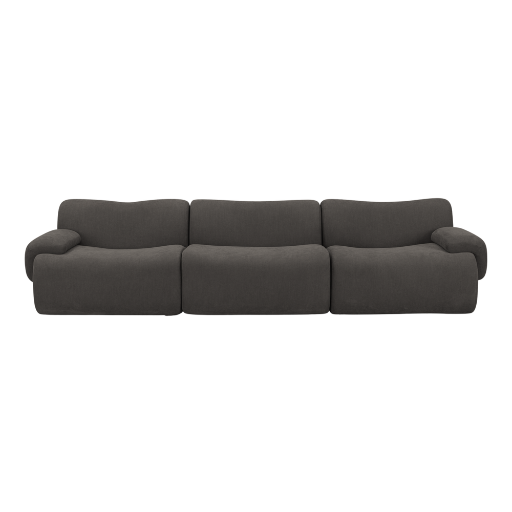 Zenith 116.5" Contract-Grade Upcycled Fabric Modular Sofa