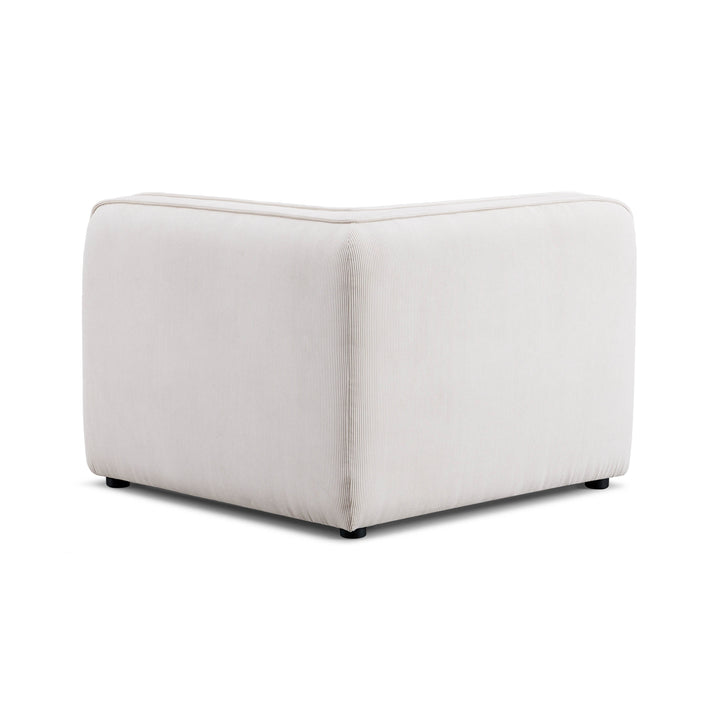Travie Modular Corner Chair - White Sand