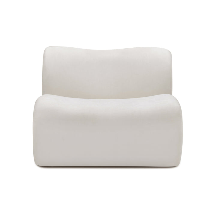 Zenith Contract-Grade Upcycled Fabric Armless Chair