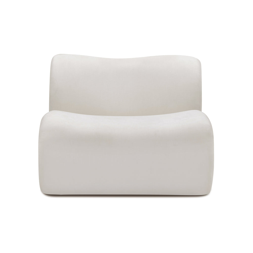 Zenith Contract-Grade Upcycled Fabric Armless Chair