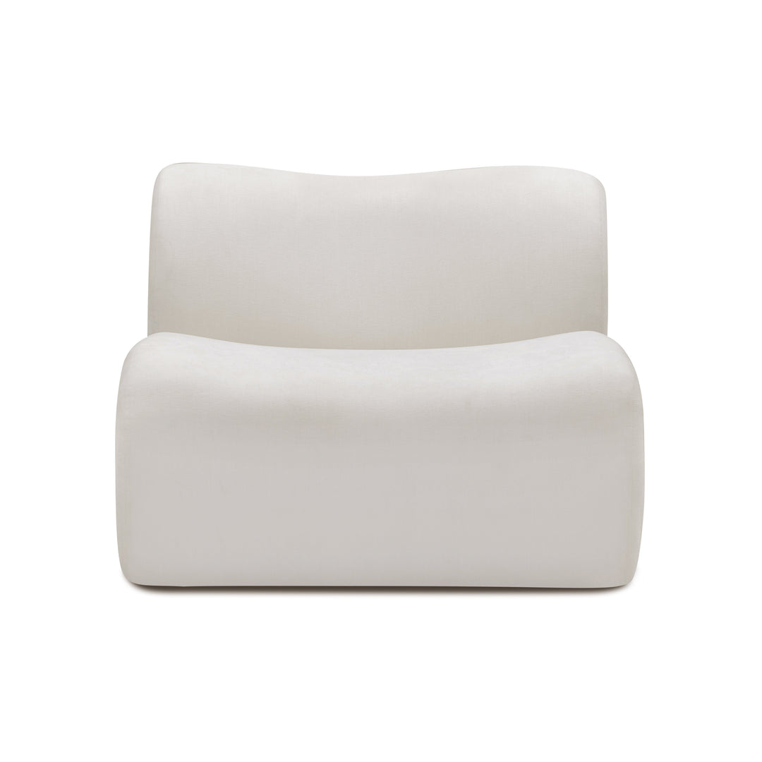 Zenith Contract-Grade Upcycled Fabric Armless Chair