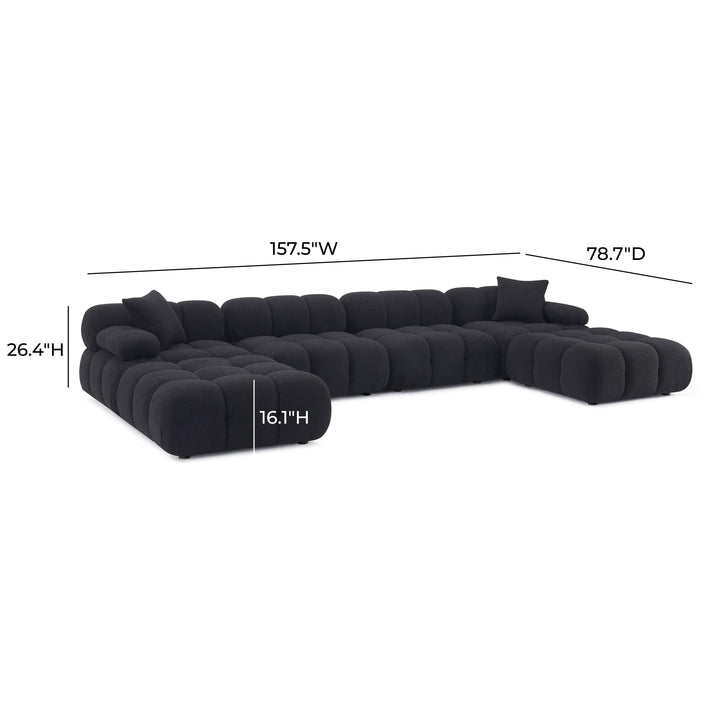 Calliope 6-piece Performance Modular U-Sectional