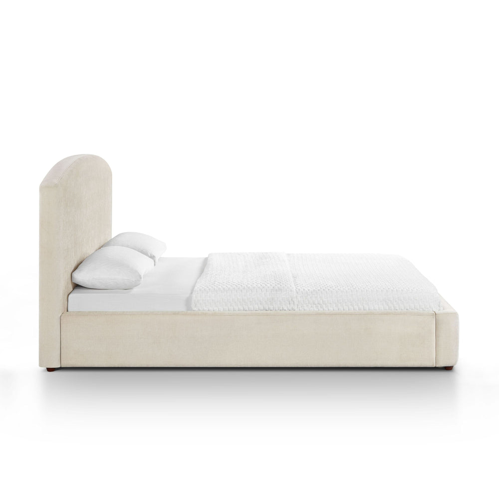 Leah Cream Performance Chenille Bed - Queen