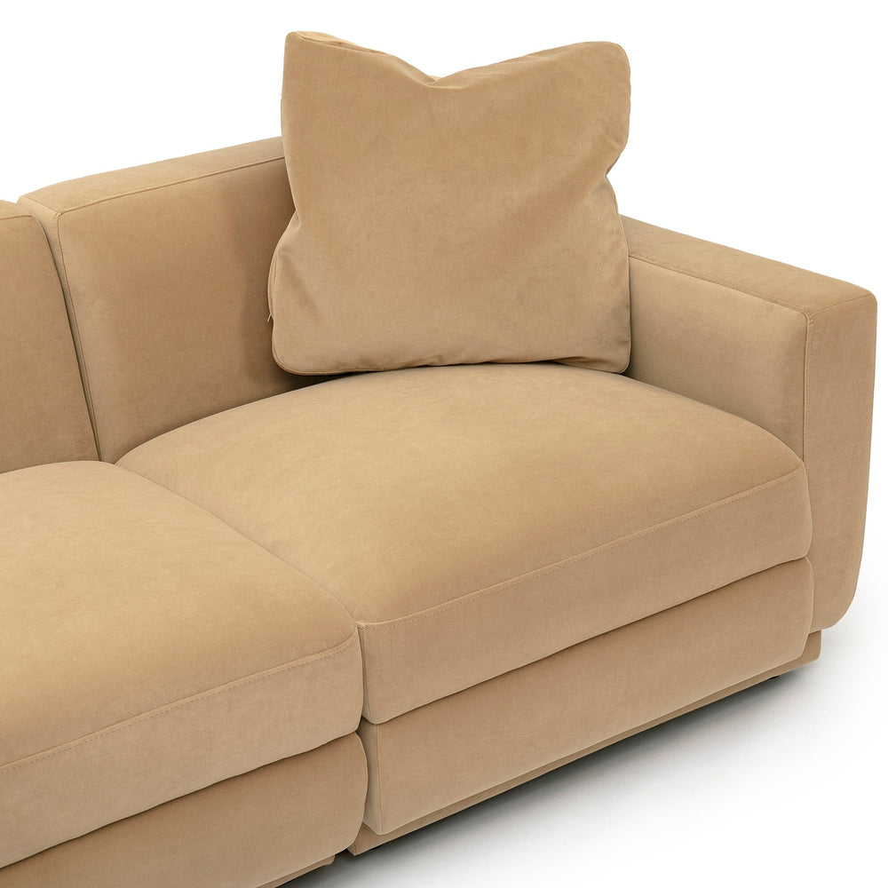 Perry Modular Sofa (96"-124") - Tan / 124"
