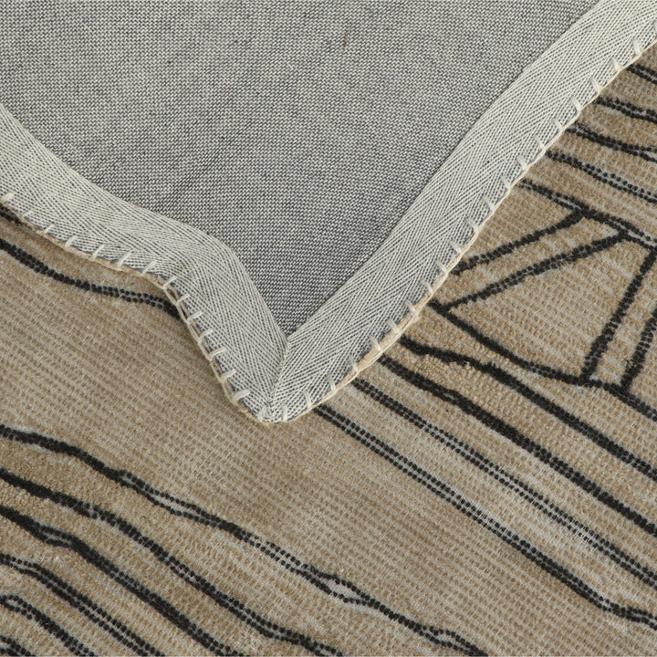 Daphne Natural Hand Tufted Wool Area Rug 5&