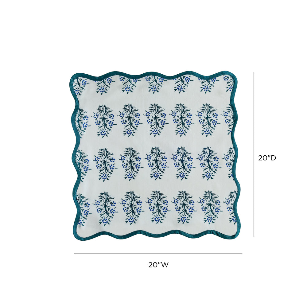Crissy Cotton Canvas Printed Napkins - Set of 4