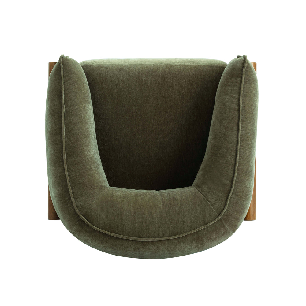 Piedmont Upcycled Contract-Grade Chenille Accent Chair
