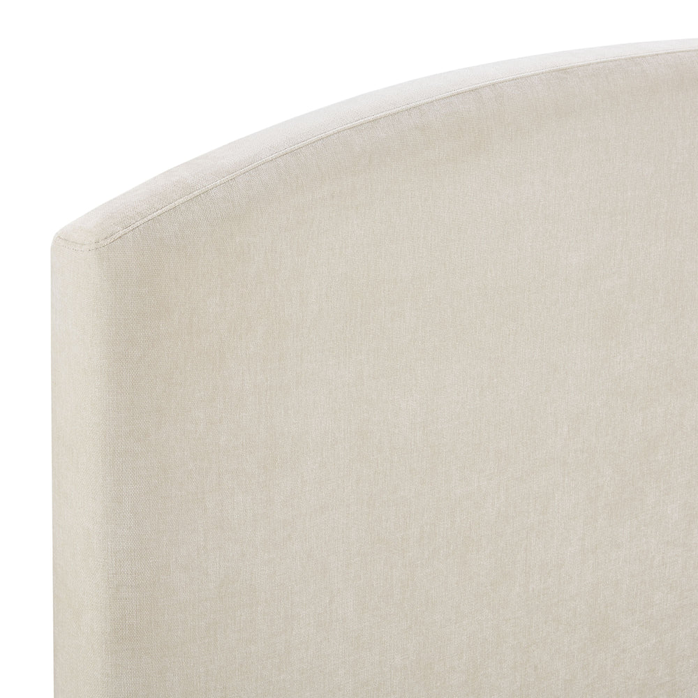 Leah Cream Performance Chenille Bed - Queen