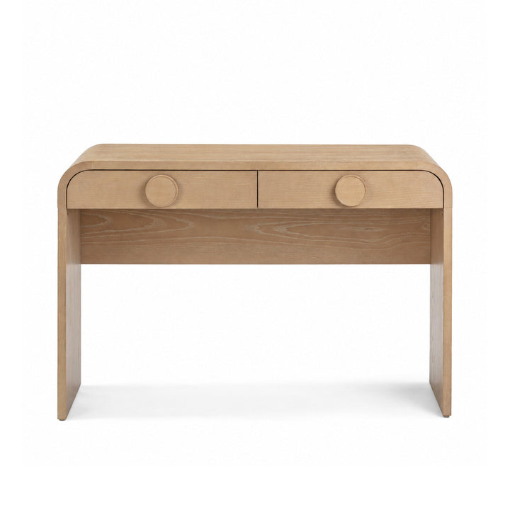 Moonrise 48" Natural Ash 2-Drawer Desk