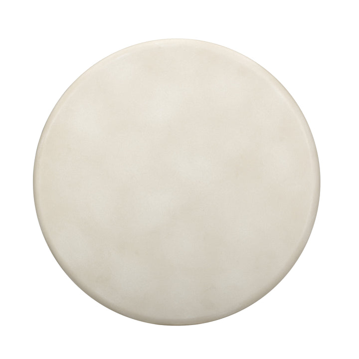 Fafo Beige Indoor/Outdoor Concrete Side Table